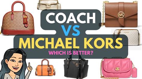 coach vs michael kors tasche|michael kors discontinued satchels.